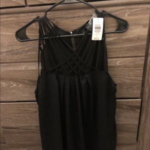 Strappy neck tank